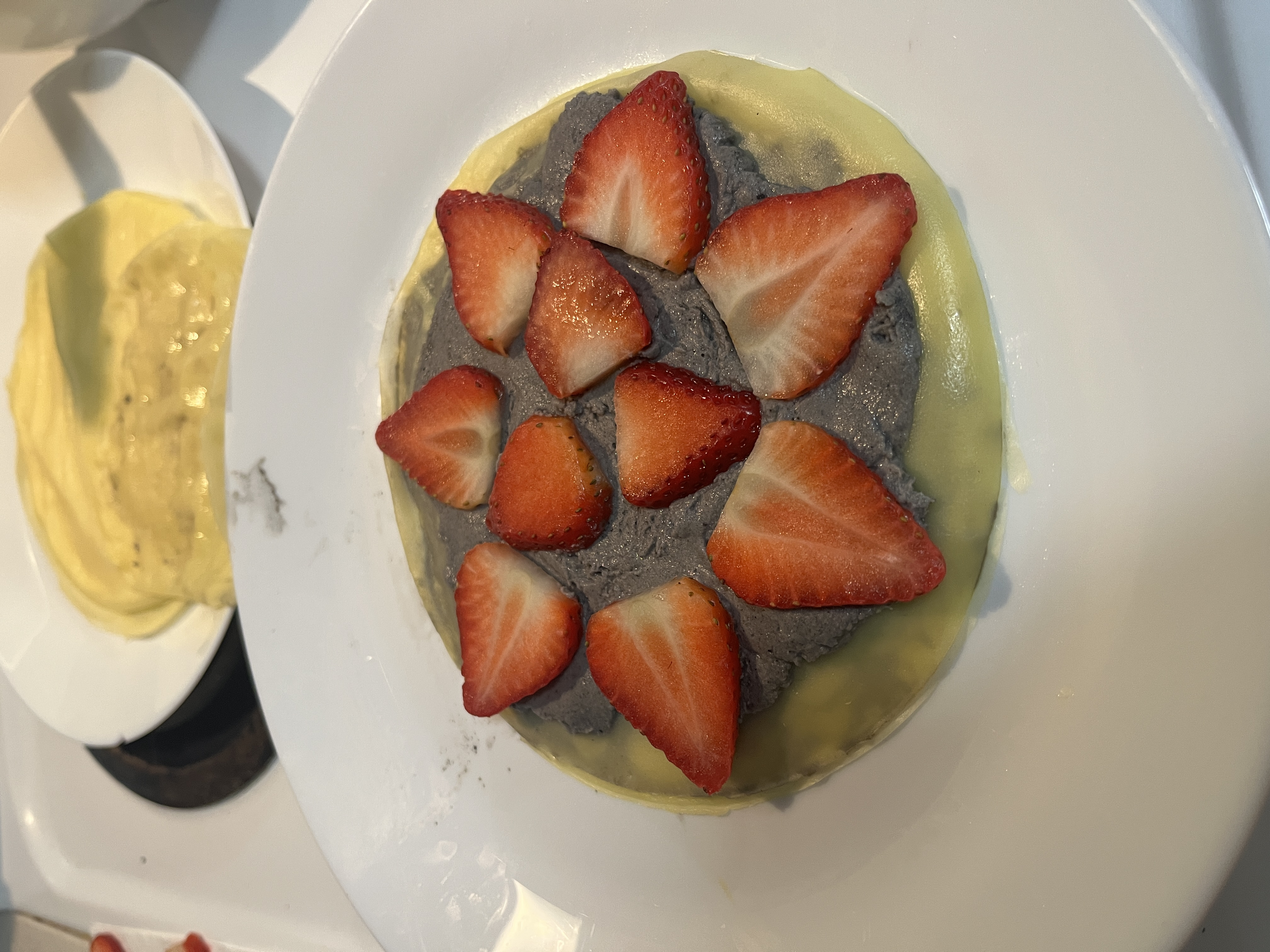Sesame Strawberry Crepe Cake-progress_1.png